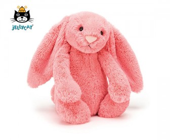 Jellycat 害羞珊瑚色邦尼兔（中号：31厘米）